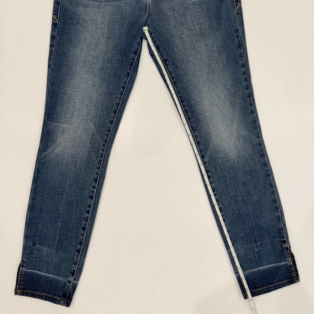 Good American Good Legs Jeans Womens 10/30 Blue High Rise Ankle Slit Skinny Crop - Picture 6 of 16